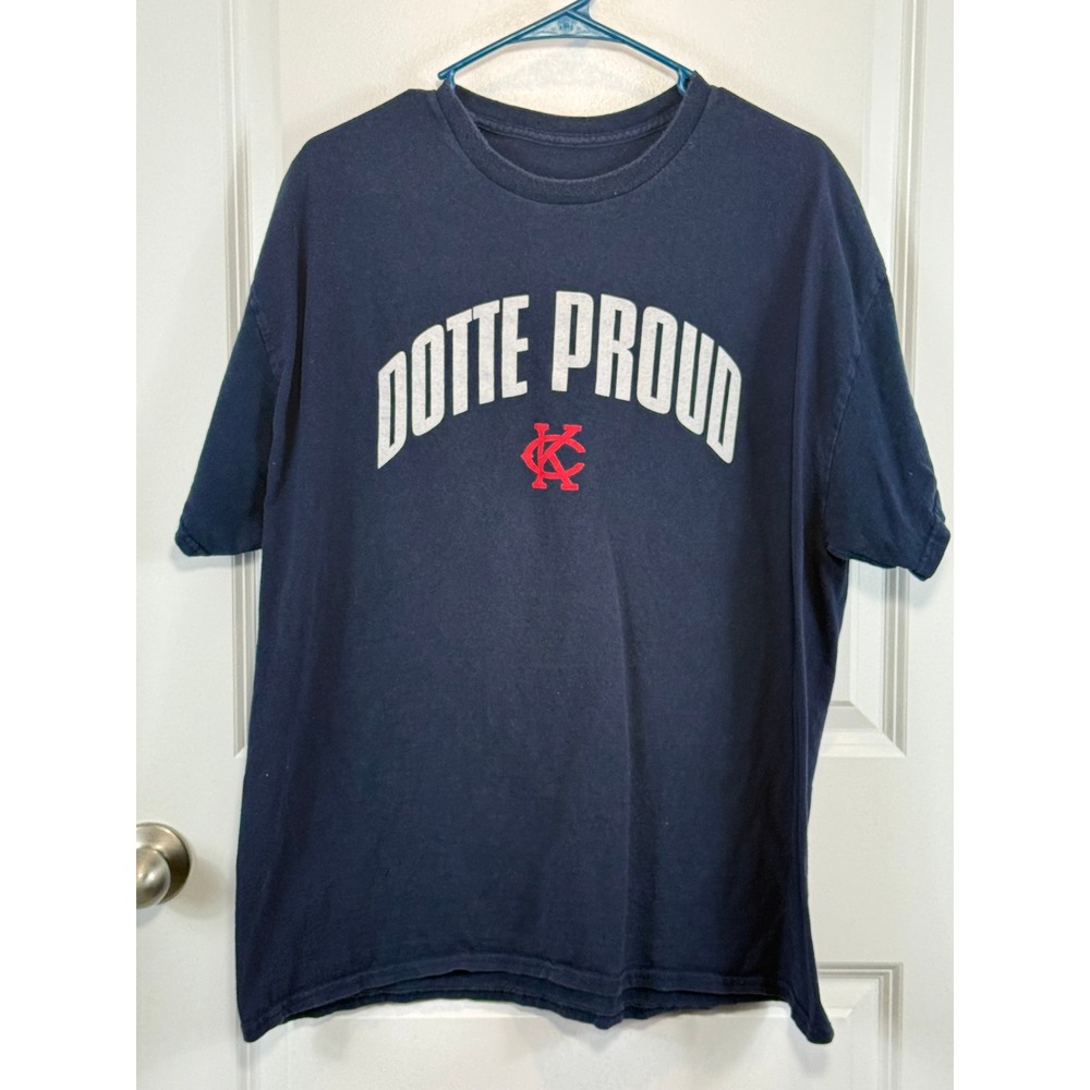 Dotte Proud Kansas City KC T-Shirt Mens XL Blue Tee Wyandotte County KS KCK